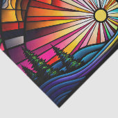 Glass Sunset Seidenpapier (Ausschnitt)