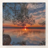 Glass Sunset Untersetzer (Vorderseite)