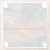 Glass Sunset Untersetzer (Rückseite)