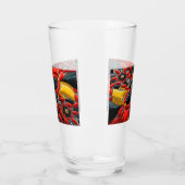 Glass-Tasse mit Deutschland Farben Glas (Links)