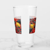 Glass-Tasse mit Deutschland Farben Glas (Rechts)