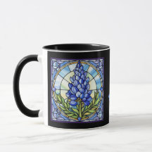 Glass Texas Bluebonnet True Blue Friend
