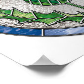 Glass Thistle Poster (Ecke)