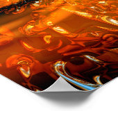 Glass Tidal Wave Abstrakt Poster (Ecke)
