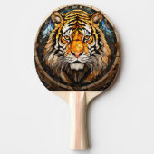 Glass Tiger Ping Pong Paddle Tischtennis Schläger (Vorderseite)
