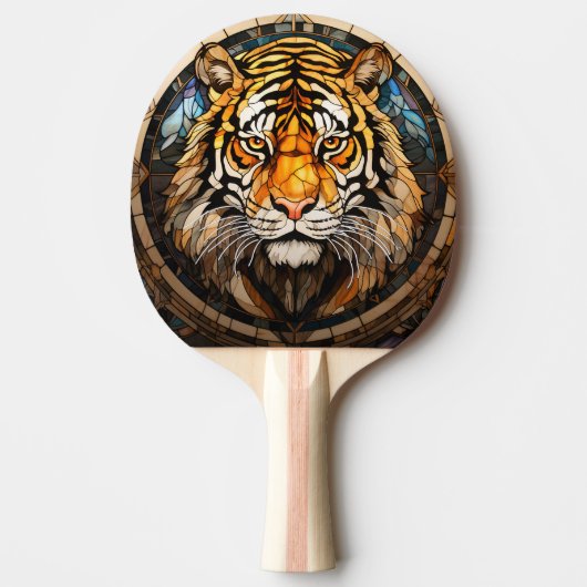 Glass Tiger Ping Pong Paddle Tischtennis Schläger (Vorderseite)