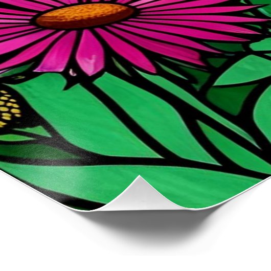 Glass Tiger Poster (Ecke)