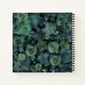Glass Til 3D Liquid Roses and Stars Notizblock (Rückseite)