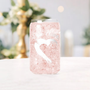 Glass Trinkbehälter Moon Hearts Dosenglas