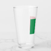Glass Tumbler Italy Flag 16 onz (Rechts)