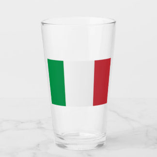 Glass Tumbler Italy Flag 16 onz