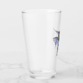 Glass Tumbler - Nautical Tropical Angelfish (Rechts)