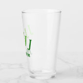 Glass Tumbler - Treppenanfänger mit Namen in Gree (Links)