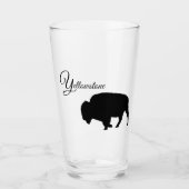 Glass Tumbler-Yellowstone Buffalo Glas (Vorderseite)