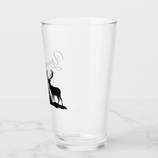 Glass Tumbler-Yellowstone Elch Glas (Links)