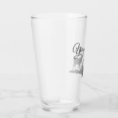 Glass Tumbler-Yellowstone Elch Glas (Rechts)
