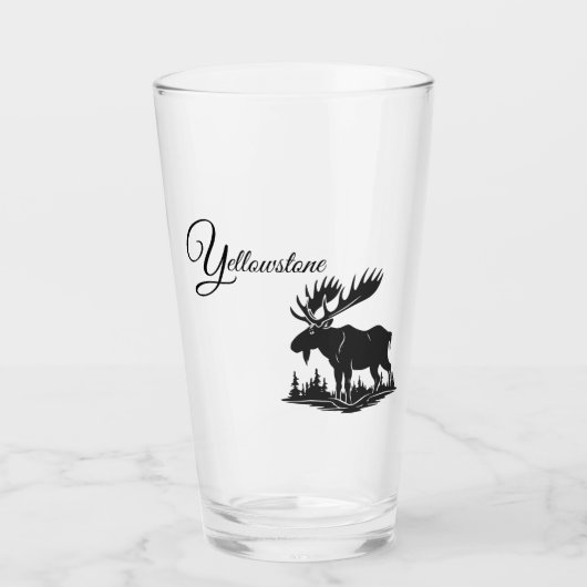 Glass Tumbler-Yellowstone Elose Glas (Vorderseite)