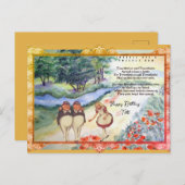 Glass Tweetscher Dee Dum Song Postkarte (Vorne/Hinten)