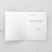 Glass umzäunt Urlaub Winter Gazebo Feiertagskarte (Innenseite)