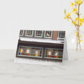 Glass und Eiskeln - Martha's Vineyard Karte (Gelbe Blume)