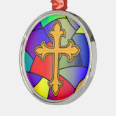 Glass und Weihnachten Ornament Aus Metall (Links)