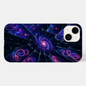 Glass Universe iPhone Case - Sci-Fi & Edgy Geschen (Rückseite (Horizontal))