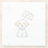 Glass Untersetzer jeden Augenblick genießen (Rückseite)