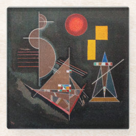 Glass UNTERSETZER - "Leicht im Schwer" - W. Kandin