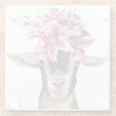 Glass Untersetzer Lily the Goat (Rückseite)