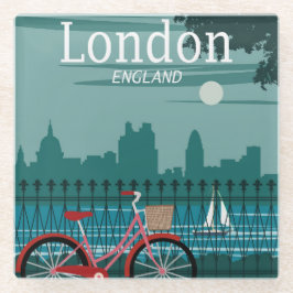 Glass Untersetzer - London England Vereinigtes Kön