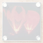 Glass Untersetzer - Morgenglühen (Rückseite)