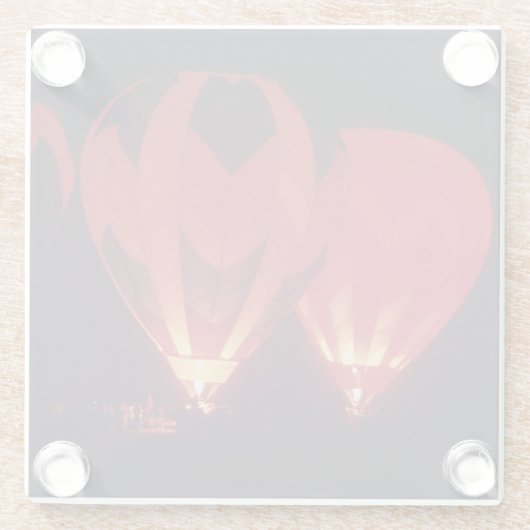 Glass Untersetzer - Morgenglühen (Rückseite)