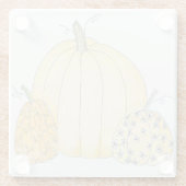 Glass Untersetzer Pumpkin Trio (Rückseite)