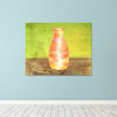 Glass Vase Leinwanddruck (Insitu (Holzboden))