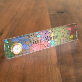 Glass von Shirley Taylor Namensplakette (Seite)