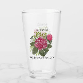 Glass Watercolor Cup Glas