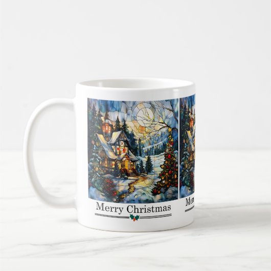 Glass Weihnachten-Tasse Kaffeetasse (Links)