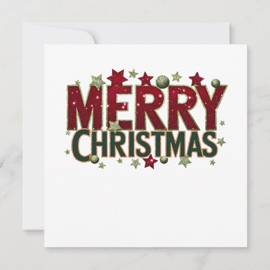 Glass Weihnachtskarte (Rückseite)