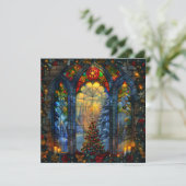 Glass Weihnachtskarte (Stehend Vorderseite)