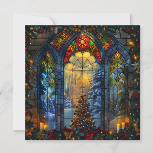 Glass Weihnachtskarte (Vorderseite)
