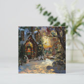 Glass Weihnachtskarte (Stehend Vorderseite)