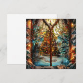 Glass Weihnachtskarte (Vorne/Hinten)