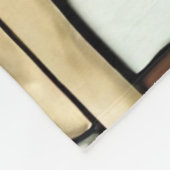 Glass Weihnachtskranz Fleecedecke (Ecke)