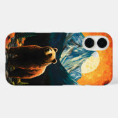 Glass Wildlife Mountain Sunset Bear Case-Mate iPhone Hülle (Rückseite (Horizontal))