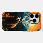 Glass Wildlife Mountain Sunset Bear Case-Mate iPhone Hülle (Rückseite (Horizontal))