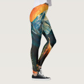 Glass Wildlife Mountain Sunset Bear Leggings (Rechts)