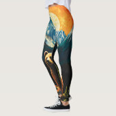 Glass Wildlife Mountain Sunset Bear Leggings (Links)