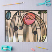 Glass Window, Hill House von Mackintosh Seidenpapier (Basteln)