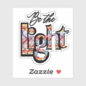 Glass Window Watercolor Multicolor Aufkleber (Blatt)