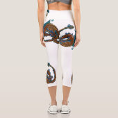 Glass Wing Dragon Maureen Girard Capri Leggings (Rückseite)